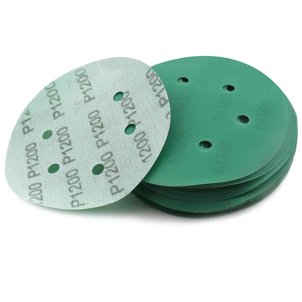 Sanding Discs 150mm Green Sanding Disc Film Sand Disc Green