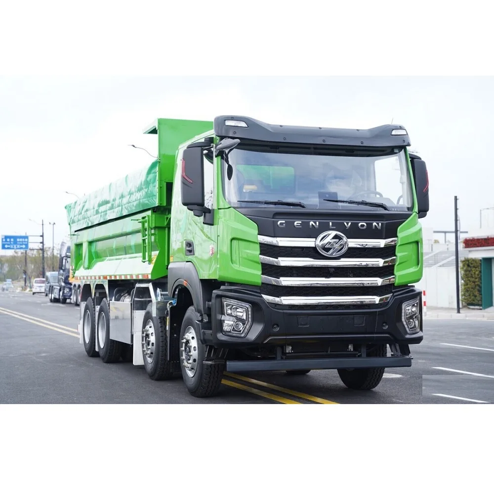 Hongyan Genlyon IVECO 8X4 Euro5 Dump Trucks 12 Wheel 80 ton Factory Direct high high quality  heavy duty  mining Tipper Dump Tru