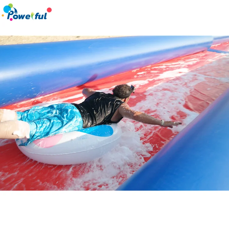 Customized size giant commercial lake inflatable water city slide  for outdoor event