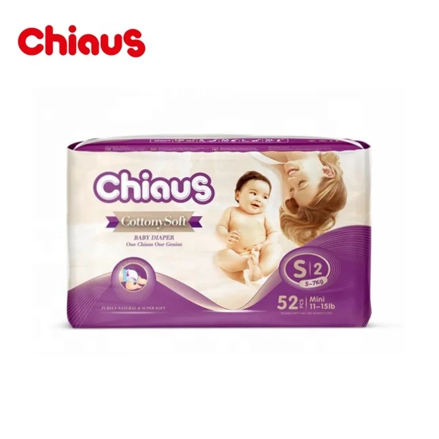 Cottony Soft Premium Disposable New Born Top Baby Diaper Manufactures China