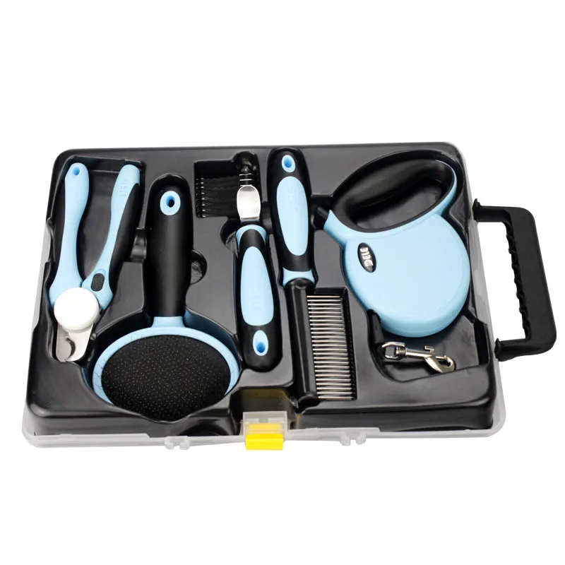 DELE 5 in 1 pet grooming kit tools for dogs and cats dog grooming kit