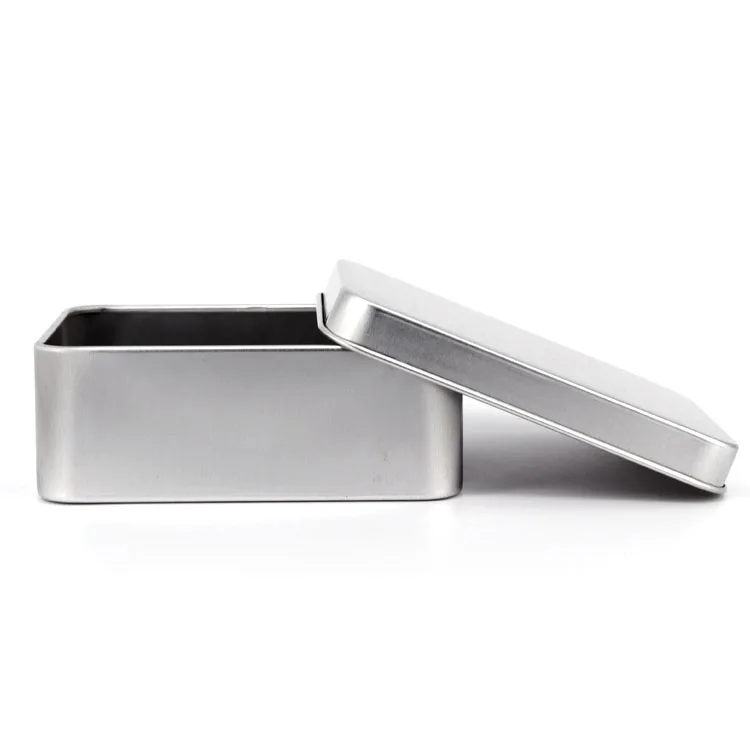 Hot sale rectangular aluminum tin can tin box soap aluminum jar tin box soap dish metal soap box