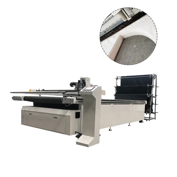 Здоровый Уход полотно, закрывающий ступни, линия по производству Осциллирующий нож строчкой