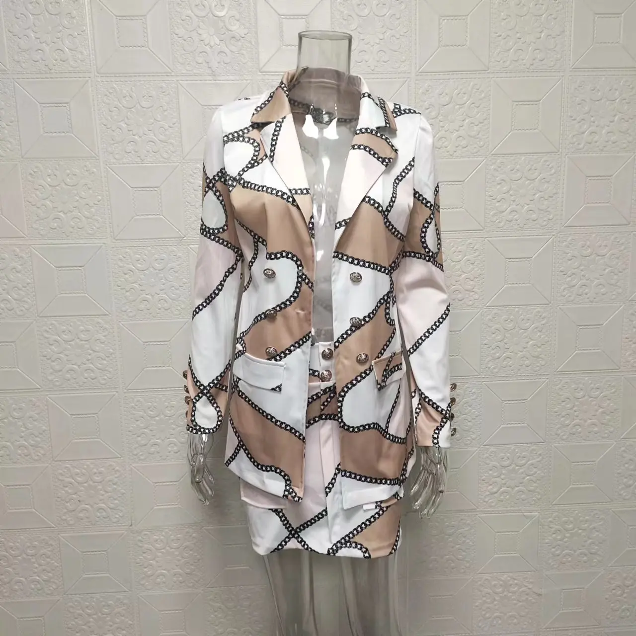 Autumn Plus Size Blazer Women Coat Female Office Black Ladies Long Sleeve Red Woman Elegant Casual Coats Women 2 Pcs