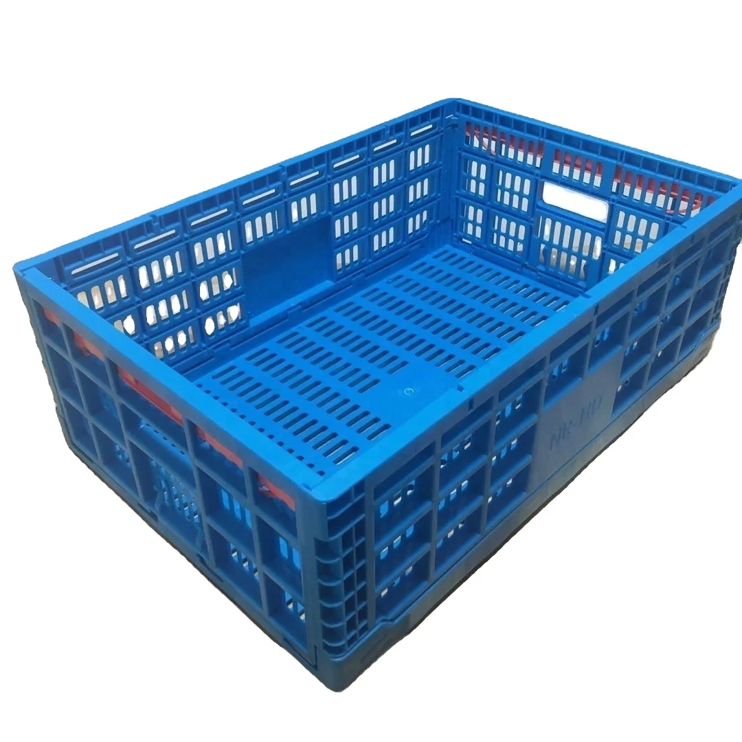 Best price plastic folding crate plastic folding box stackable plastic crates