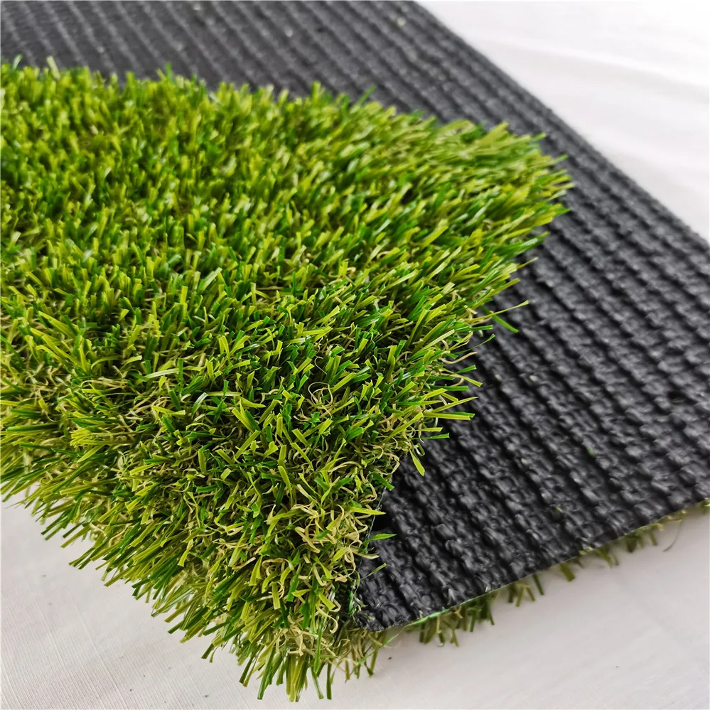 Customized Free Sample 16800 Density 4 Colors Artificial Synthetic Grass Landscaping Lawn