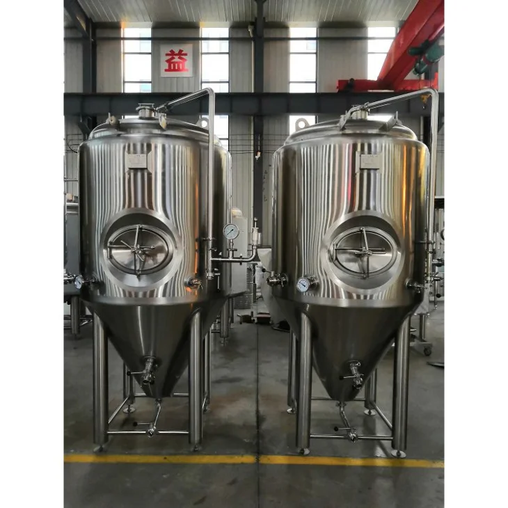 Большой индивидуальный горизонтальный пивной бак sus304 1000L 2000L BBT/20bbl