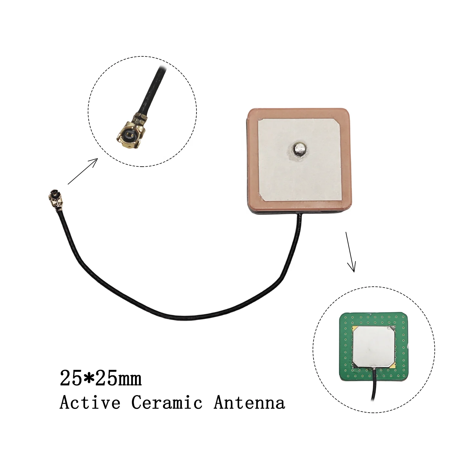 internal antenna gps mini tracker camera gps ceramic antenna 12*12 15*15 18*18 20*20 25*25 patch gnss antenna