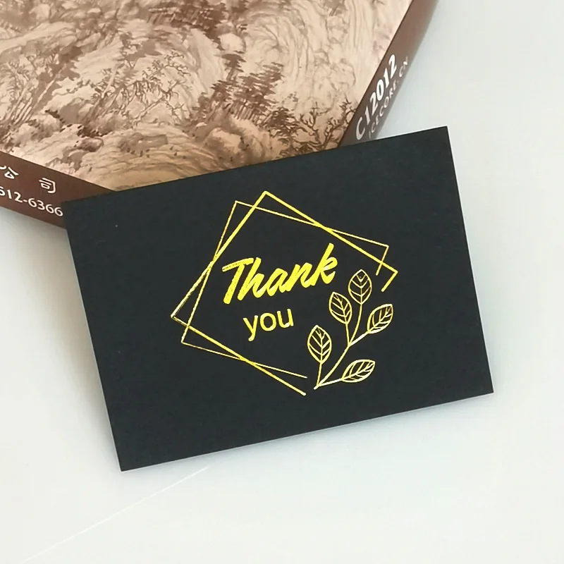 Custom Logo Design Customized Business Paper Card Printing / Greeting Card / Thank You Card / Postcard