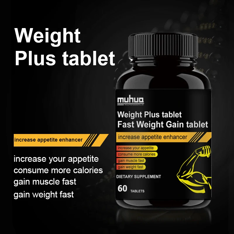 Oem manufactures logo the fastest weight gain whey protein 100% natural herbal medicine weight gain fitness tablets