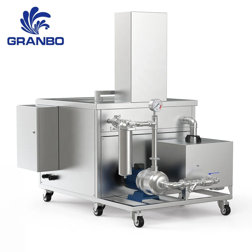 2024 Granbo GM-SL Series 45~960L Industrial Ultrasonic Cleaning Machine with Lifting Filtering Engine Blocks Cylinder Auto Parts