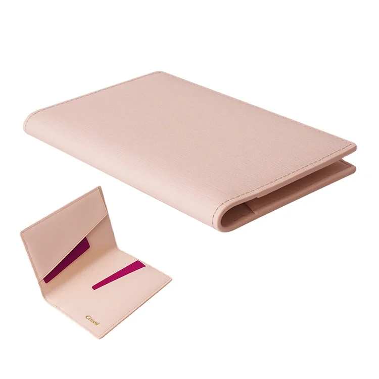 Wholesale luxury rfid blocking travel wallet custom family personalized genuine leather passport holder