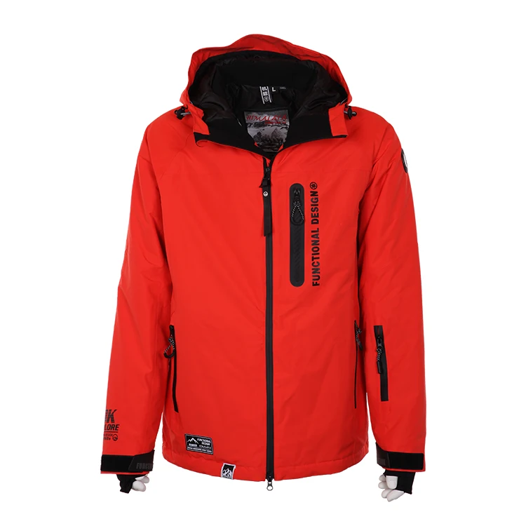 Зимняя водонепроницаемая Теплая мужская куртка для лыж с логотипом на заказ от производителя