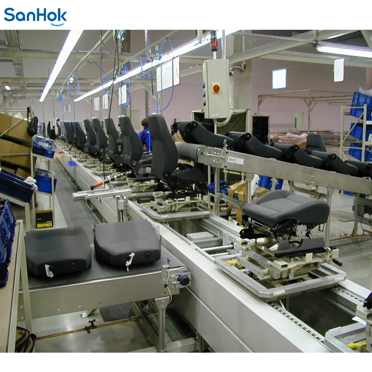 Industrial Electronic Transfer System Car Seat Assembly Production Line For Car Parts