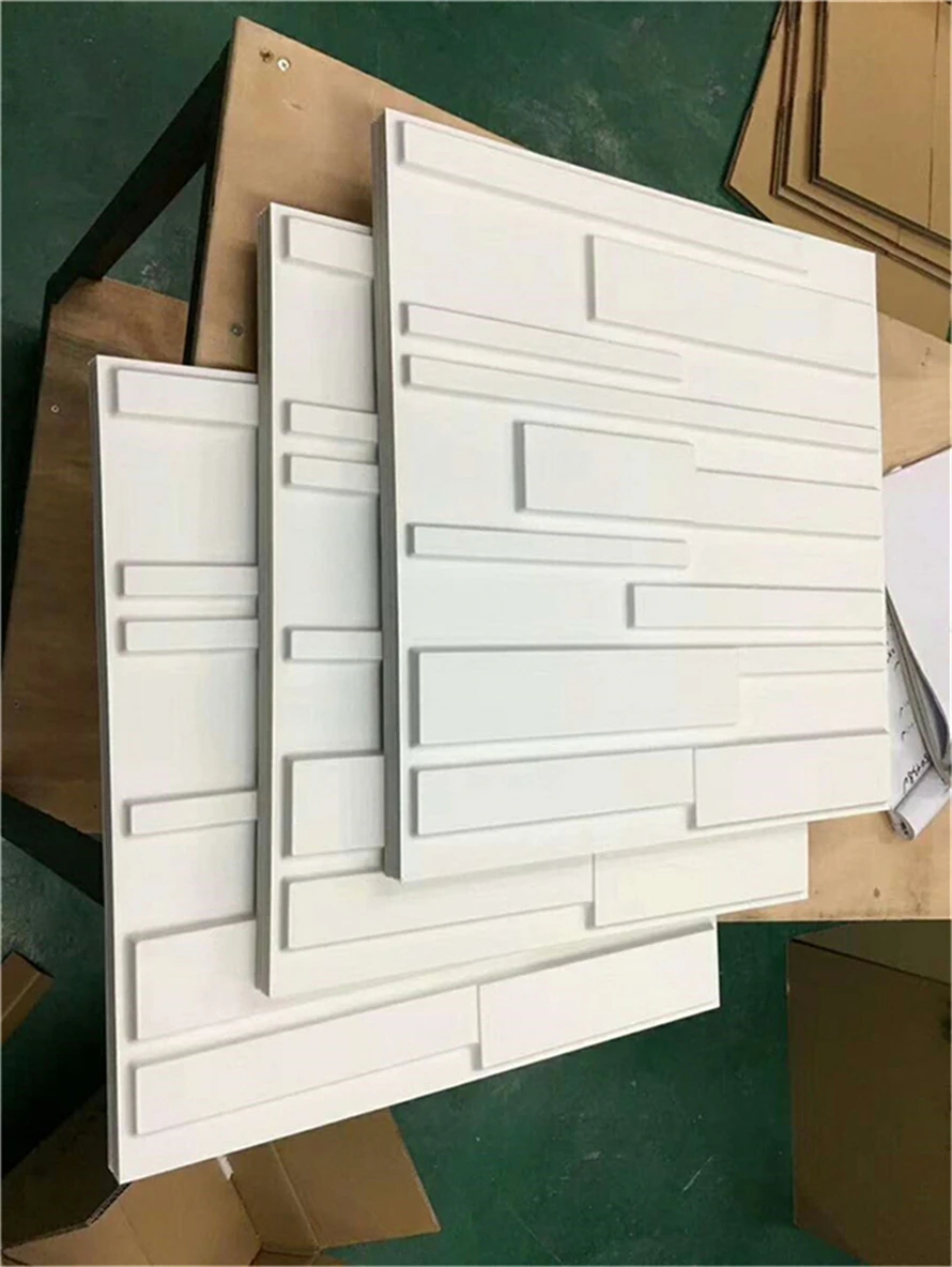 Transparent Mirror Silver Light Through 3D Cover Customized Pared 3D Wall Panel