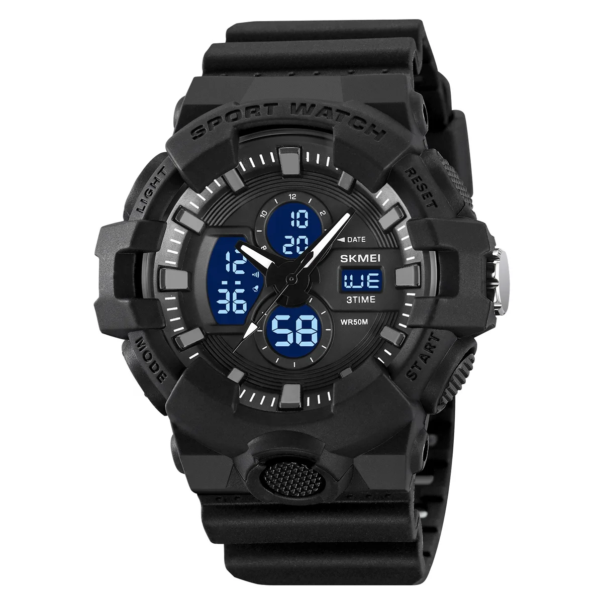 SKMEI 2117 Fashion Reloj al por mayor Multifunction Dual Time G Sport Large Digital Watch Wholesale Watches in China