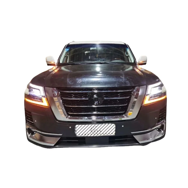 
Car Front Bumper Full Set Wide Conversion Modified Facelift Bodykit Body Kit for Nissan Patrol 2012 Upgrade Change To 2020 