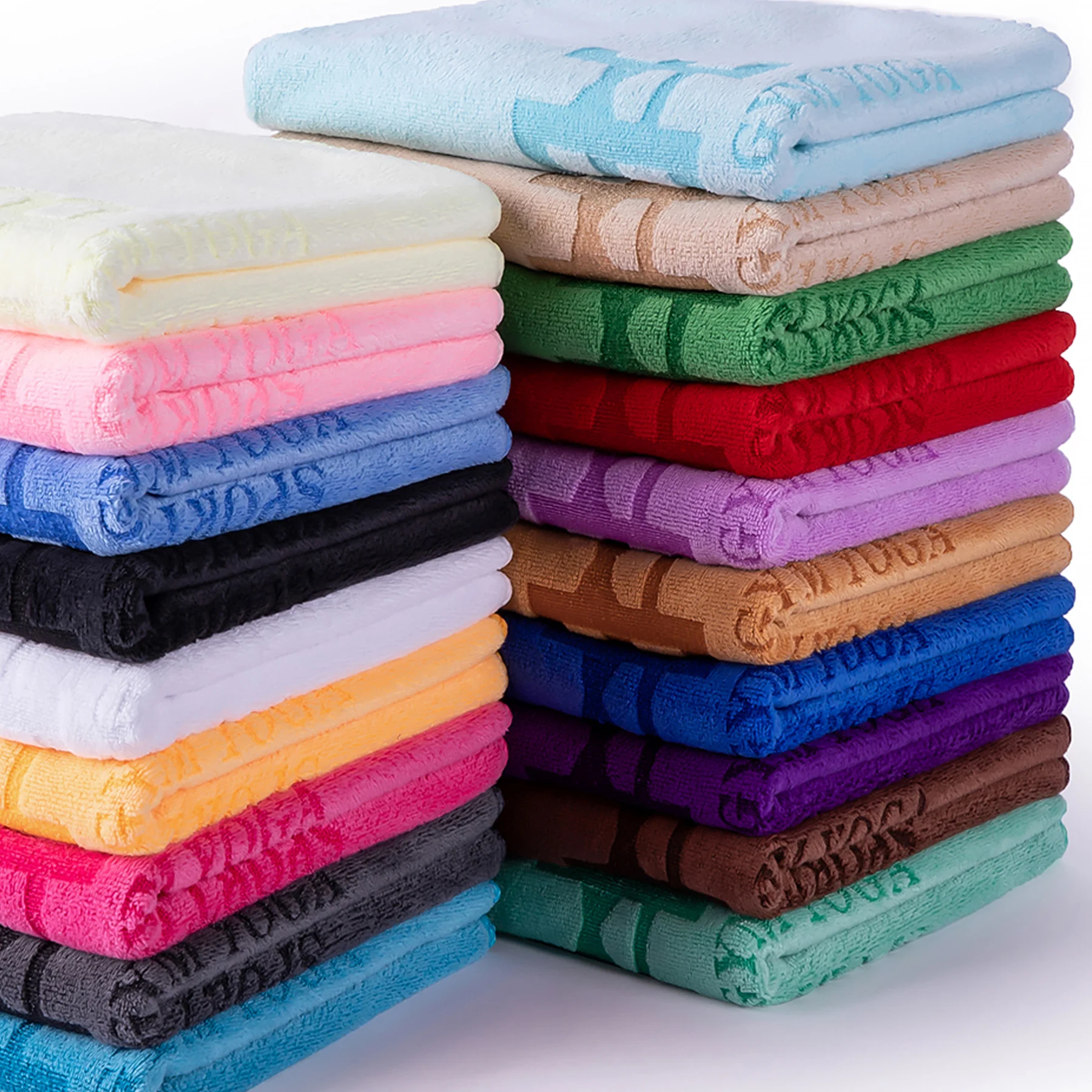 New Year Gifts Christmas Promotion best selling custom logo AD printed dry fast sport towel beach towel gym towel with bag