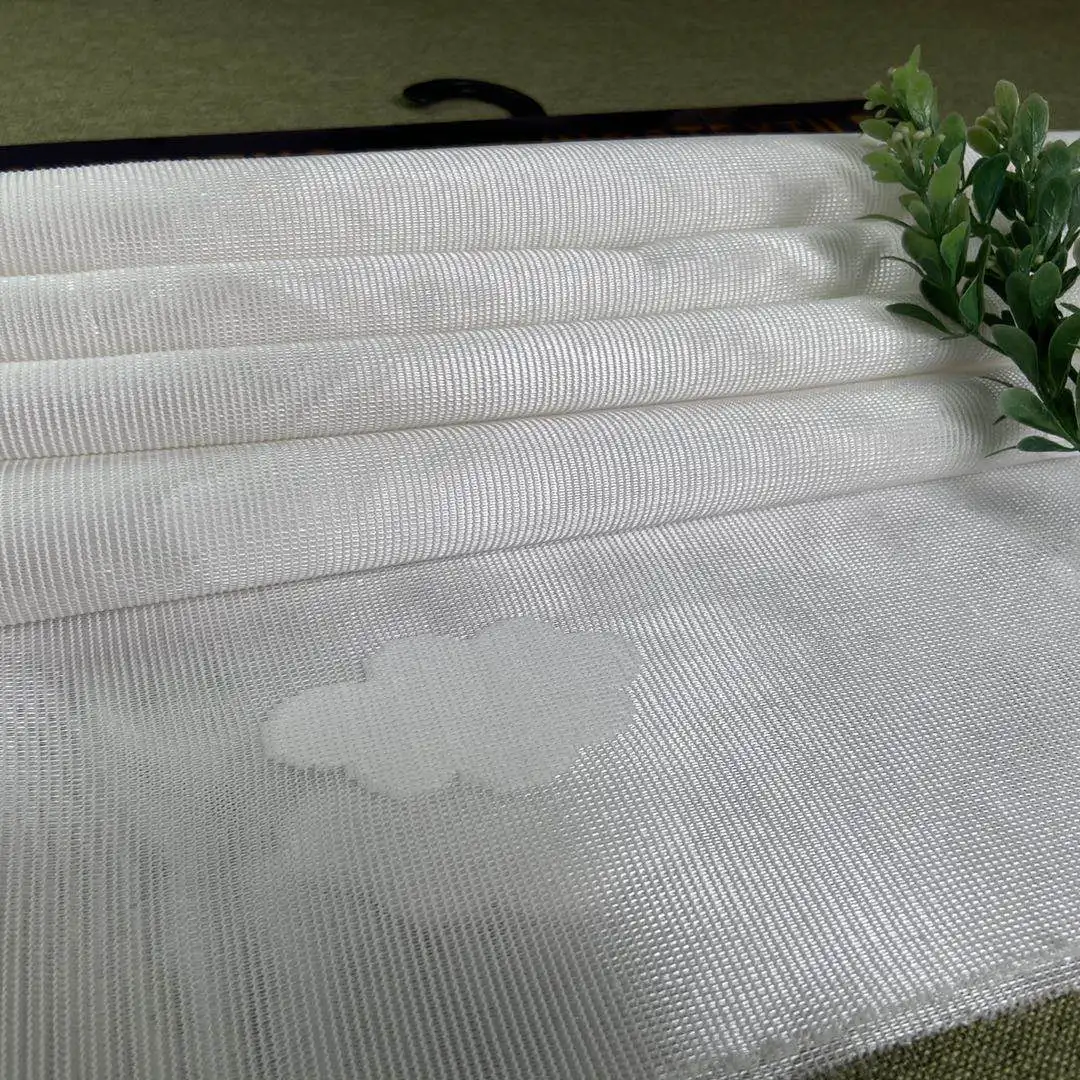 
 Декоративные легкие свадебные белые вязаные сетчатые пятна из полиэстера Тюль прозрачные шторы вуаль ткань  