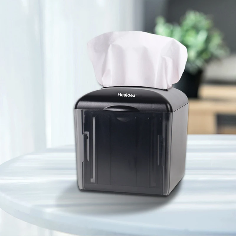 Heaidea Fashion Custom ABS Plastic Refillable Facial Box Tissue  Kitchen Napkin Holder