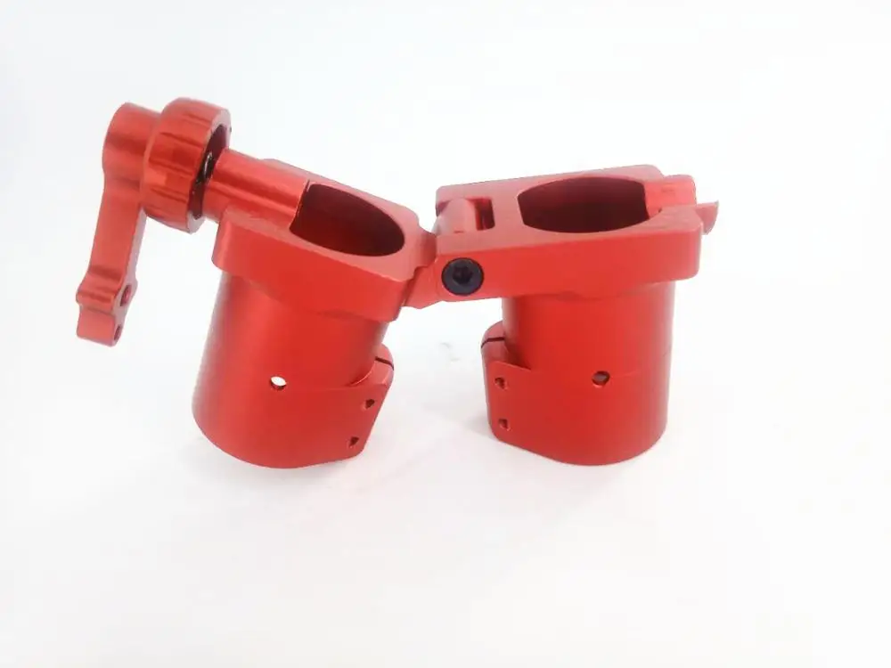 30mm 35mm 40mm Spiral Buckle Folding Arm Anti-Virtual Horizontal Foldable Parts Carbon Tube Clamp Connector for RC Plant UAV