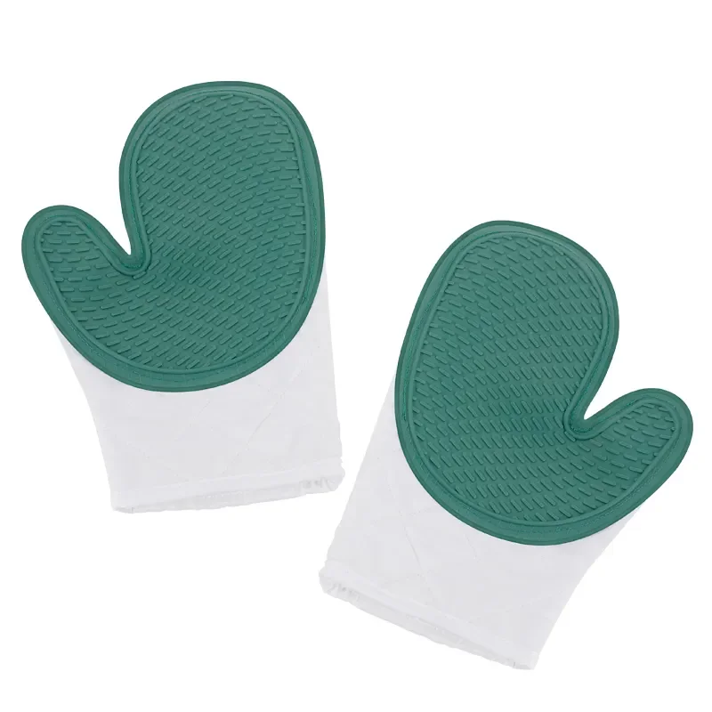 Factory Wholesale New Design Customized Logo Silicone Cooking Oven Mitts Heat Resistant Hand Clip For Baking