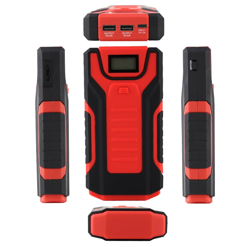 New model high power car jump starter to start 12V Diesel cars with SOS lights OEM customize logo with nylon bag package