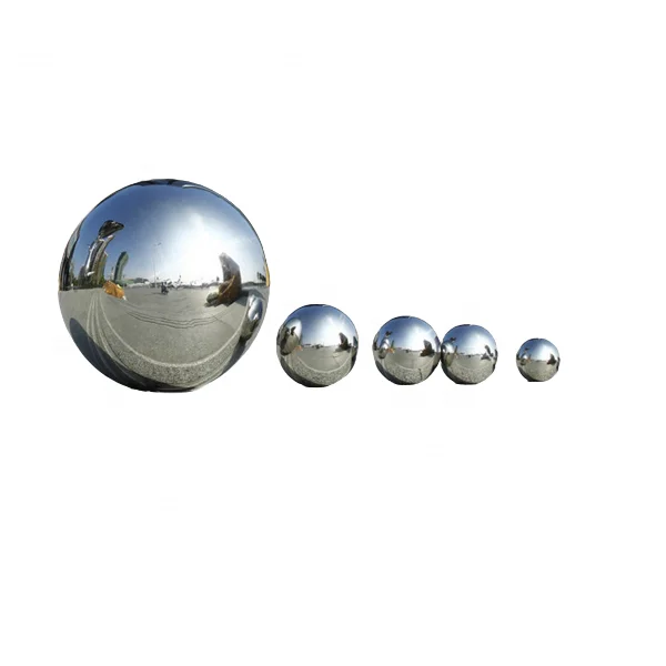 Popular Mirror Metal Balls Garden Decorative Sphere Stainless Steel Hollow Ball