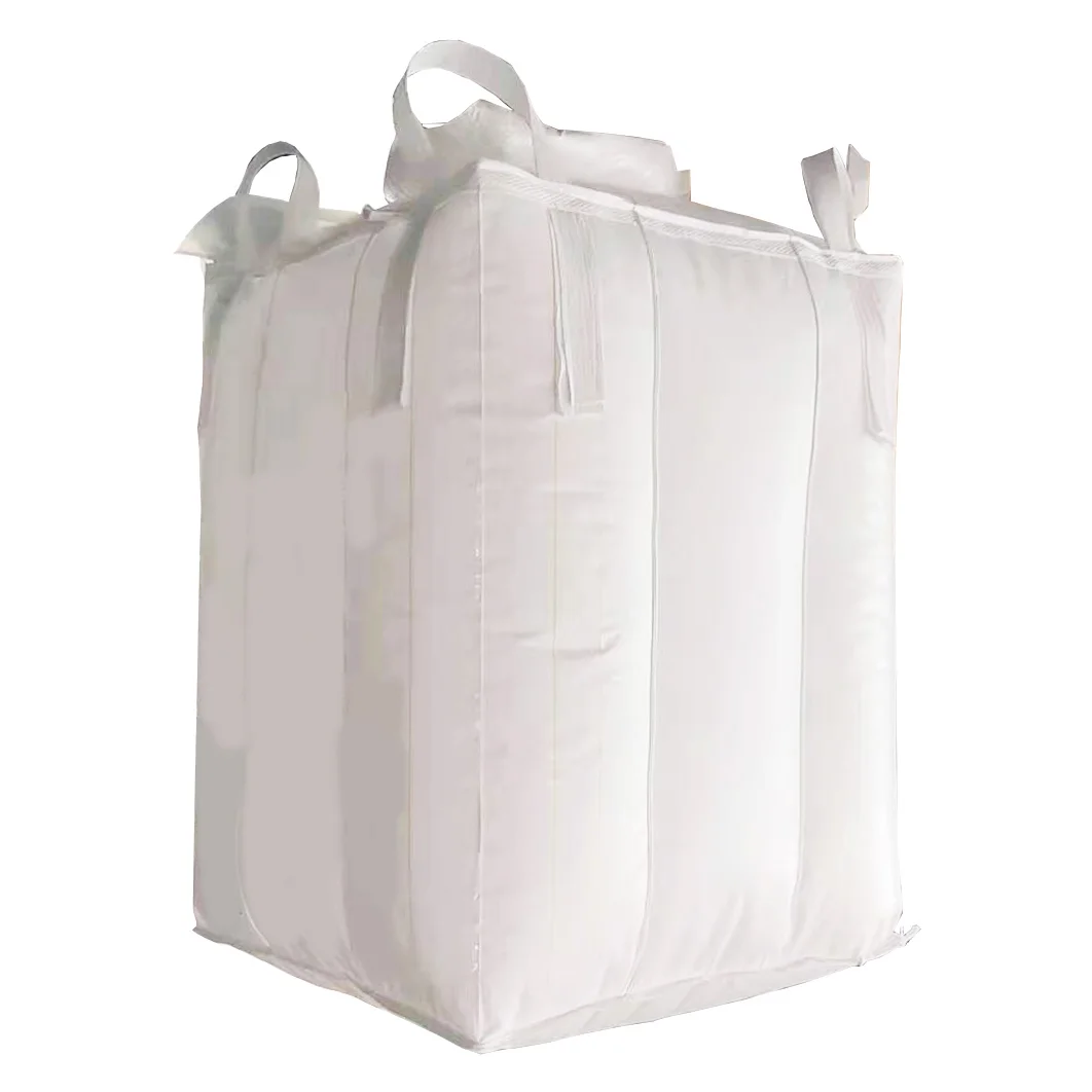 Большие полипропиленовые пакеты fibc с защитой от утечки, 1 тонна, 1,5 тонны, серебристые экологически чистые брендовые маленькие мешки с Порошковым песком, тканые пакеты Jumbo