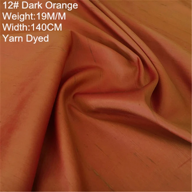 Pure Natural White 100% Silk 19M/M 140CM Width Silk Dupion Fabric for Stiff Garment Suit