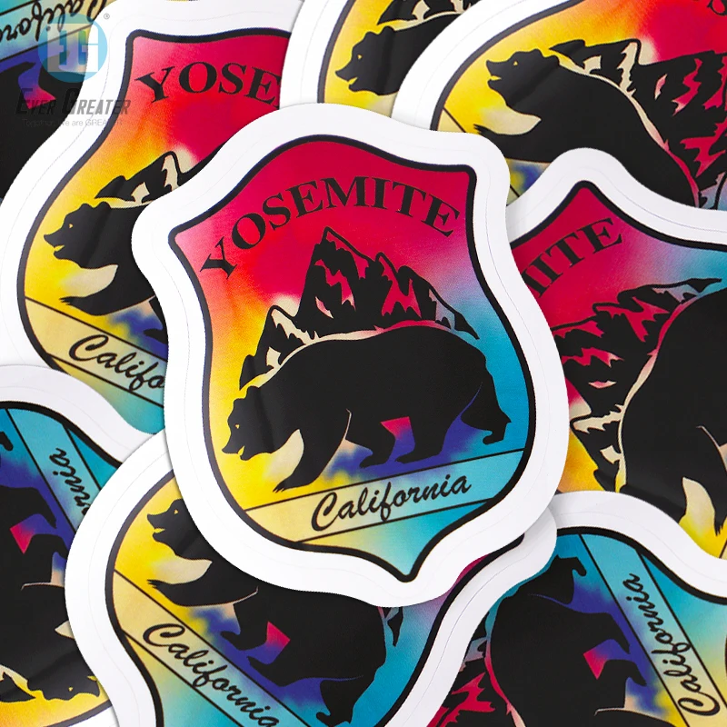 Cost-Effective Stickers Demand Custom Plate Making Fees Cheap Cute Cartoon Stickers Printing Long Lasting PVC Stickers