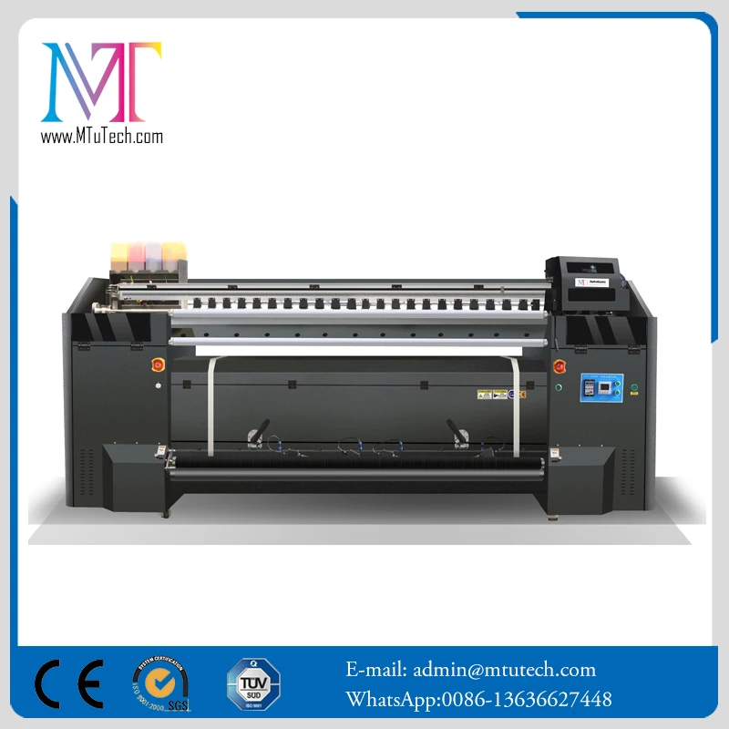 Digital Textile Belt Drive spandex lycra print fabric Printer with 8 pcs printhead