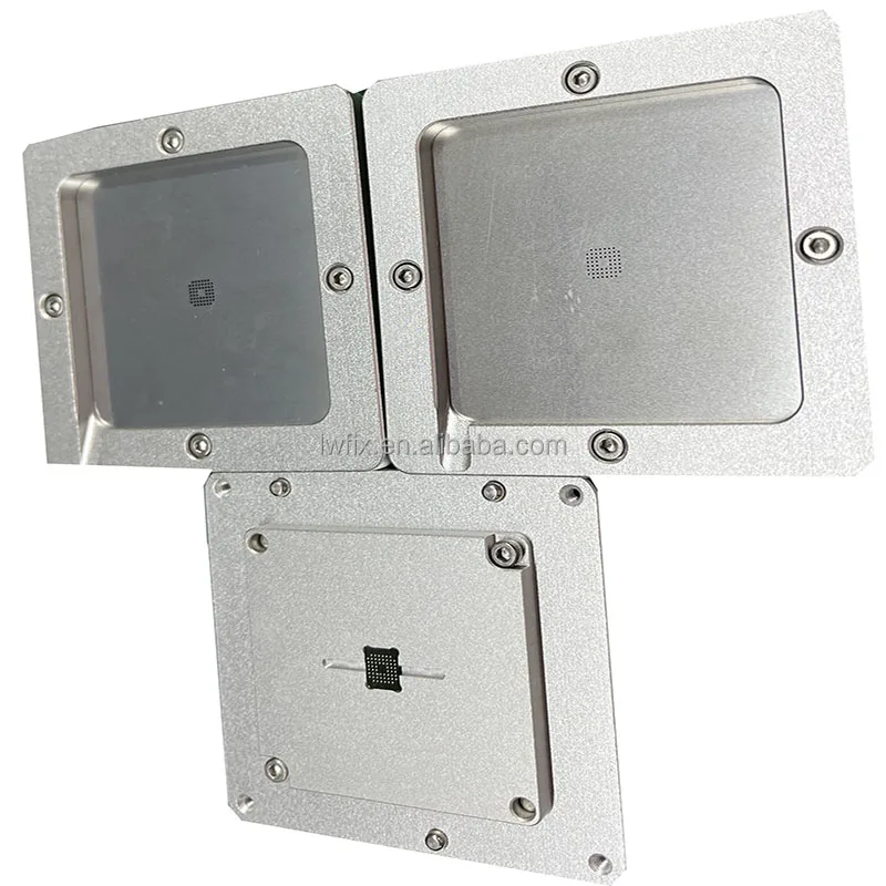Aluminium Alloy BGA Reballing Kit Balls Stencils Kits For Chip Rework Repair Soldering Station Planting Fixtures