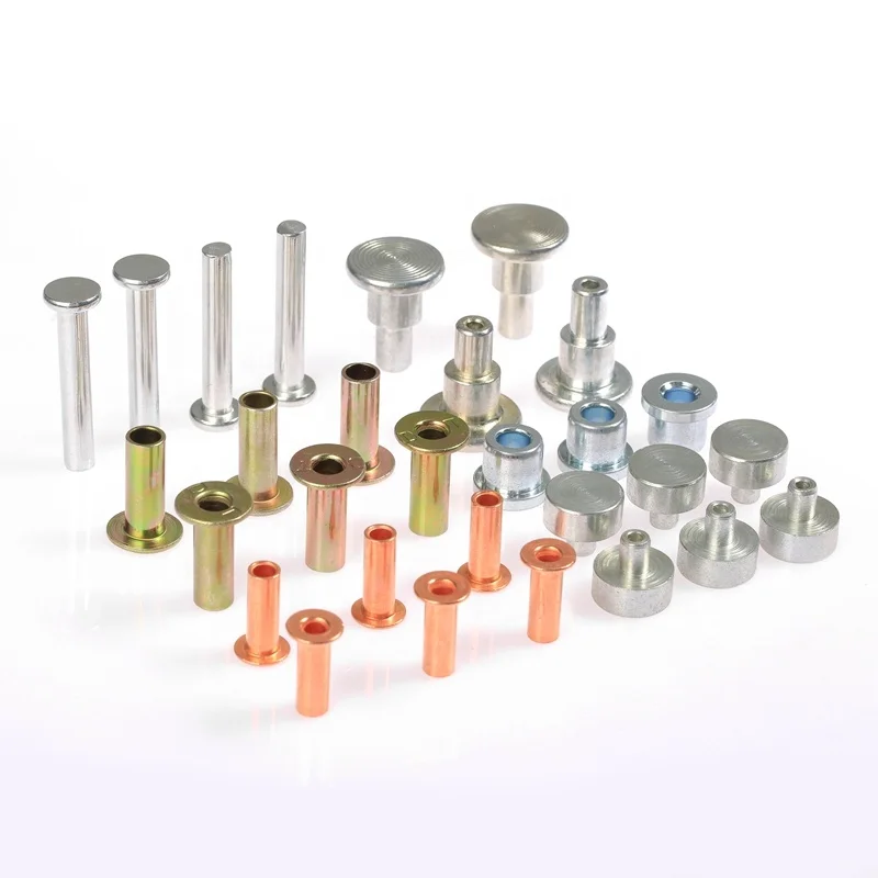 Factory Hot Sale Blend Rivet Flat Head Round Head Hollow Rivet Multi Specification Brass Tubular Rivet