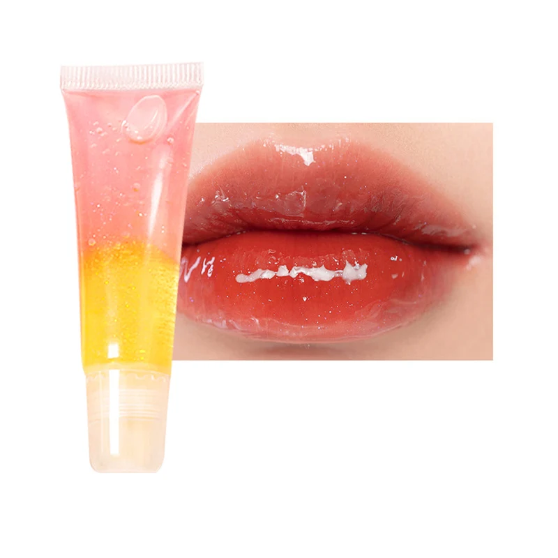 Fruit Scent Transparent Tube Colorless Lip Oil Jelly Lip Gloss
