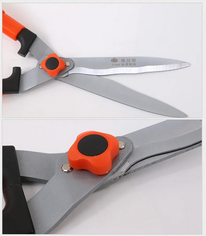 Portable leather case for garden scissor and hand pruner