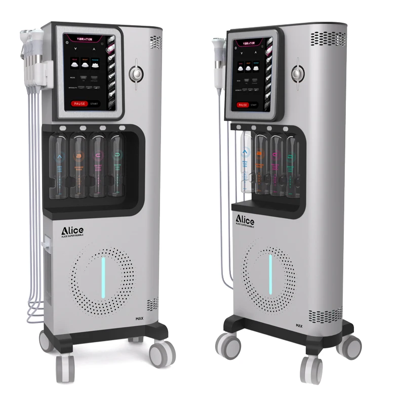 Hydration Alice Super Bubble Water Hydra Spa Face Skin Care Acne Treatment Wrinkle Removal Salon Hydro Beauty Facial Machine