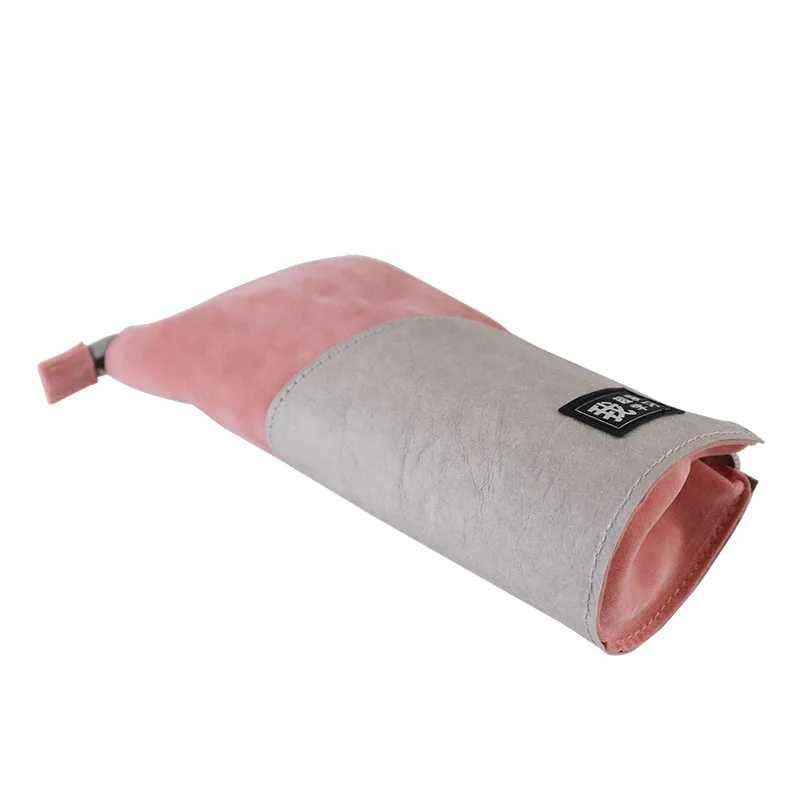 2022 High quality waterproof Tyvek Pencil Case Cosmetic Bag with Zipper Simple Makeup Bag Pen Pouch