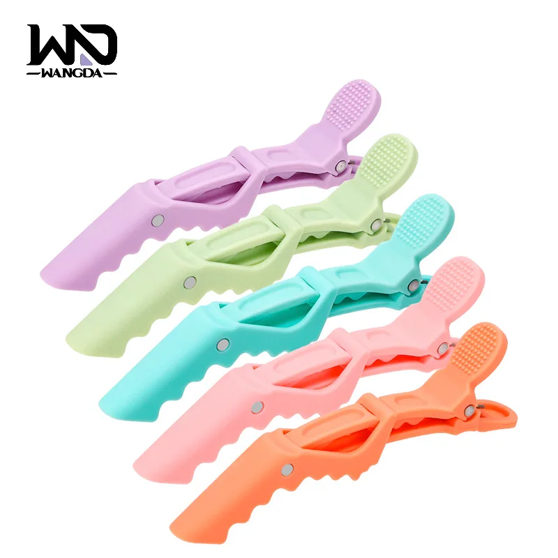 6Pcs Hairstyling Clipper Tool Alligator Hair Clip Hairdressing Hairpin Ladies Plastic Clamps