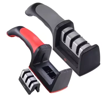 Wholesale High Quality Popular Adjustable Steels Scissor 3 Stage Knife Sharpener