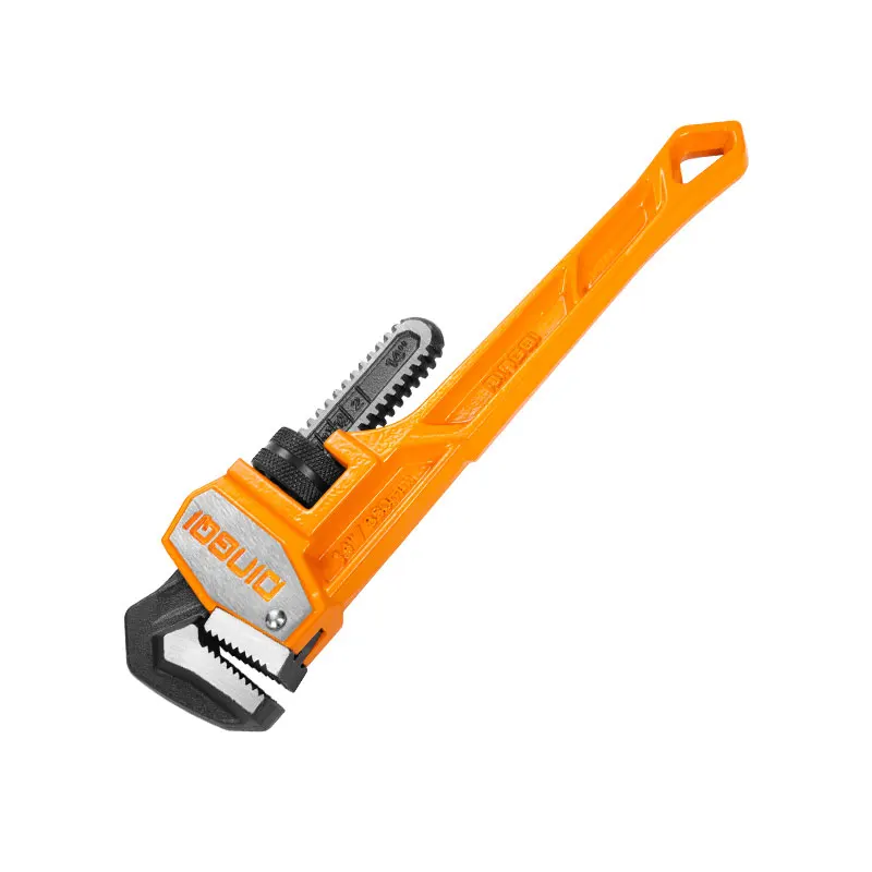 DingQi Multi-Functions Corner 14 Inch Pipe Wrench,Japan Type Pipe Wrench