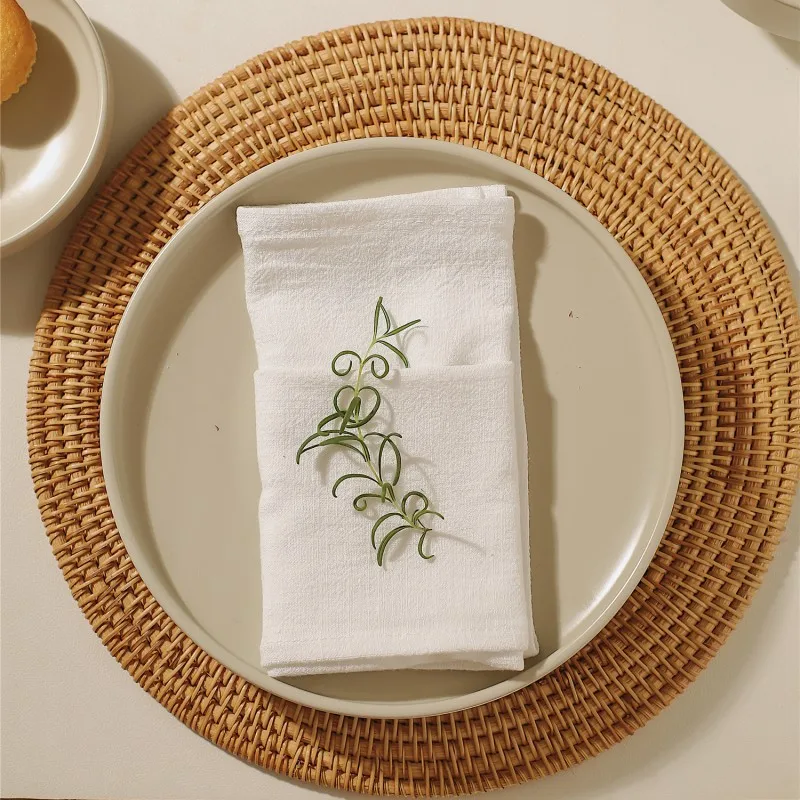 Serviettes De Table Pour Mariage Coton Fabric Table Napkin Cotton Napkins Wholesale Wedding Cloth Linen Napkins For Wedding