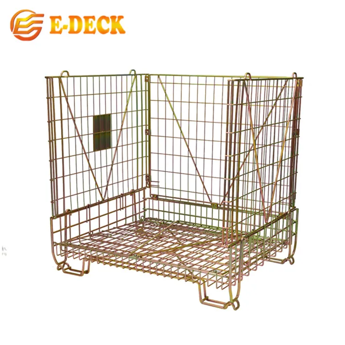 Порошок пальто металлической проволочной сетки ящик проволочной сетки контейнер/клетка для домашних животных выполнять хранения