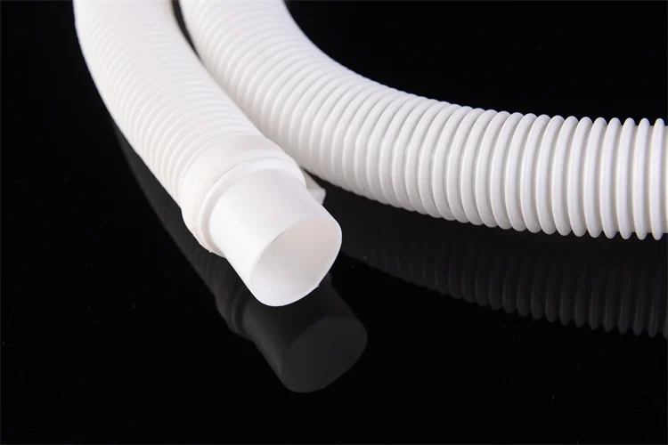 Transparent Soft Corrugated Pvc Plastic Extension Washing Machine Outlet Water Pipe Drain Hose