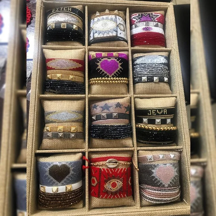 Mexico Bracelet For Women Pulseras Mujer Moda MIYUKI Jewelry Turkish Evil Eye Bracelets Handmade Armband Crystal New