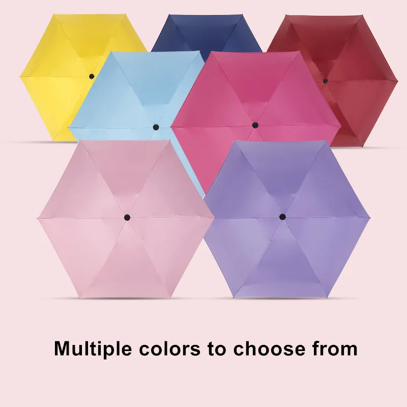 Paradise china supplier wholesale promotion custom branded cheap sun rain folding umbrellas with logo