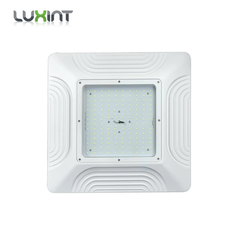 Luxint IP65 IK10 CE по ограничению на использование опасных материалов в производстве 40 Вт 50 60 100 120 150 200 240 светодиодный встраиваемые навес АЗС огни с 7 лет