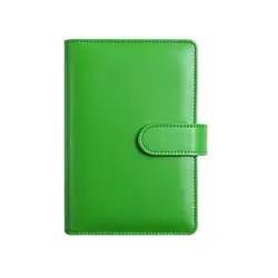 HongShun pu leather planner organizer cute notebook custom planner A5 macaron a6 binder budget binder with cash envelopes