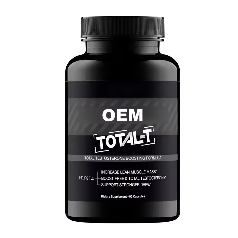 OEM Factory Supply Total T Teestosterone Booster 90 Capsules Muscle Mass Stronger Supplement For Men