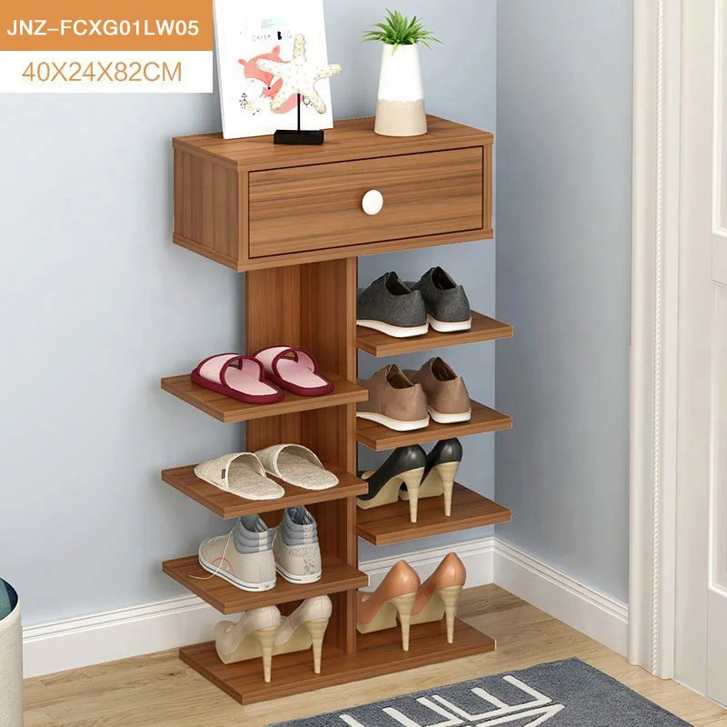 
Simple Multi-Tier Shoe Rack Storage Wooden Stackable Shoe Shelf Storage Organizer For Entryway,Hallway and Closet 